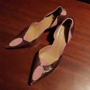 Ann Taylor Suede and Leather Heels, Upcycle